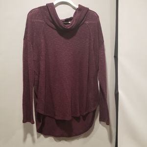 DKNY jeans purple Knit Tunic Top